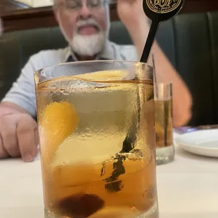 Old Forester Old fashioned with Blood Orange Liqueur