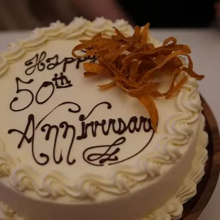 Chef Jeremy made this gorgeous cake! We gave a few weeks&apos; notice.