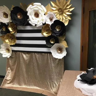 Setup at Metro Church Christmas party.