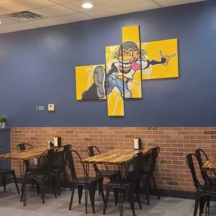 the interior of a restaurant