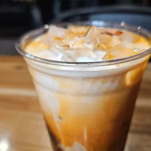 dessert, drink