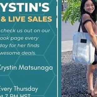 Krystin&apos;s Picks Thursdays 7 pm

FB: 808 Craft and Gift Fairs