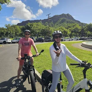 With Diamond in the back ground