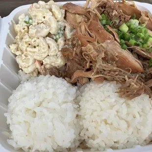 Shoyu Chicken was on-point and not too salty. Folks are always so friendly here. The friendliest food cart in town!