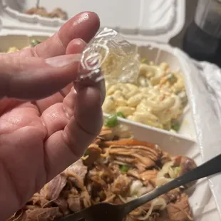 Yuk!  Plastic!