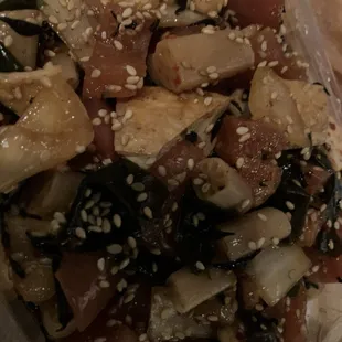 Tofu Poke Salad is soo good!