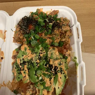 Poke appetizer.