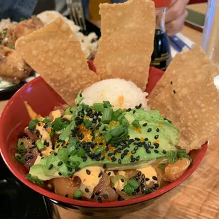 Rainbow Salmon Poke