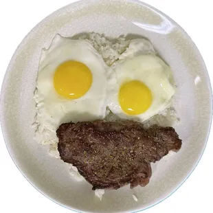 New York steak breakfast