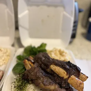 Island Beef Ribs Lunch
