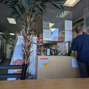 Front order area. Really delicious Hawaiian food!