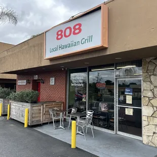 Front of the restaurant