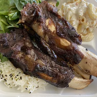 Island Beef Ribs Lunch Plate
