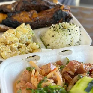 a plate of food