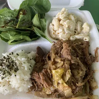 Kalua Pork with Cabbage Lunch Plate