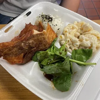 Crispy Teriyaki Salmon Lunch Plate