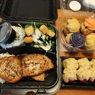 Fried Mahi Mahi, Coco Puffs and Stuffed Strawberries, ONO BRAH!