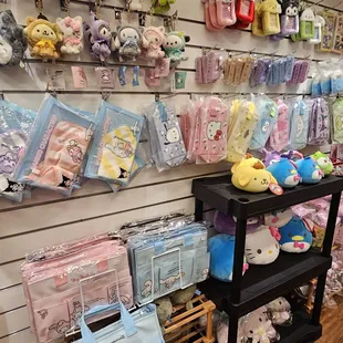 Towels, keychains, phone covers, etc