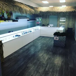 The layout of the Vape shop