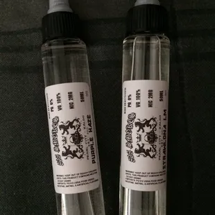 That purple haze 50ml 100VG and Strawlona LM 50ml 100VG