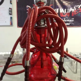 Hookah pipes.