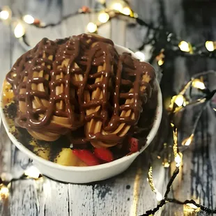 Cookie butter and Nutella combination added to this bowl