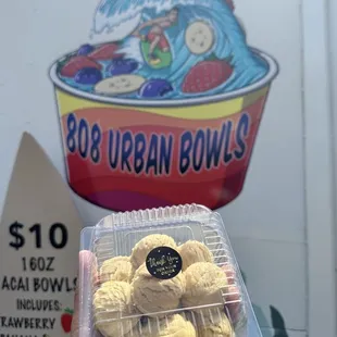 Tray of cookie dough