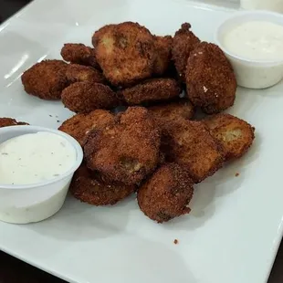 Fried pickles.