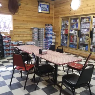 The nice room with a table