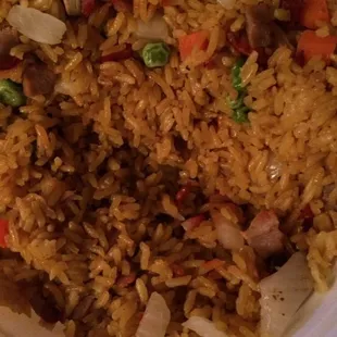 Pork fried rice