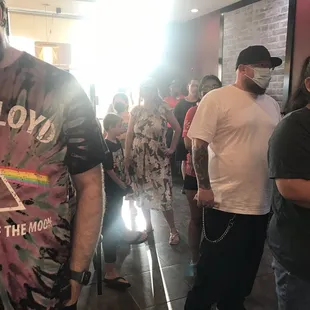 The ridiculously long line