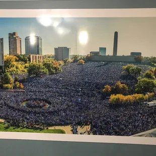 2nd floor lobby. 2015 Royals World Series Celebration.