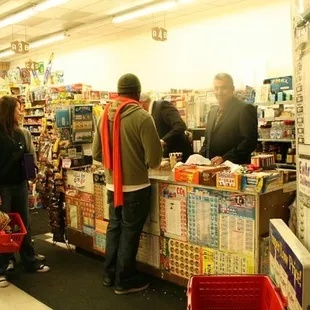 people shopping in a store