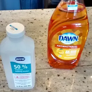 Rubbing alcohol = $1.99