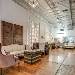 Lounge areas and separate bar area