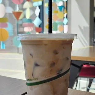 Iced Strawberry Mocha Latte ($7.59 - only comes in the large size)