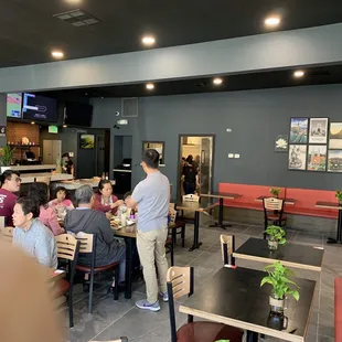 Inside of the restaurant