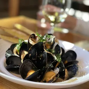 The penn cove mussels lasted about thirty seconds on our table. They&apos;re amazing!