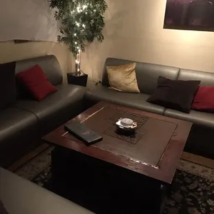 Comfy sofas!