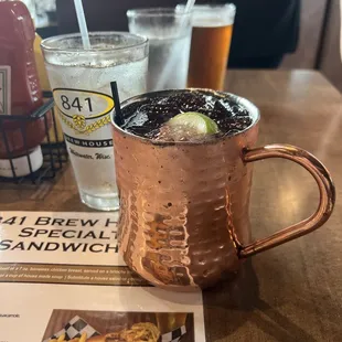 Cranberry Moscow Mule