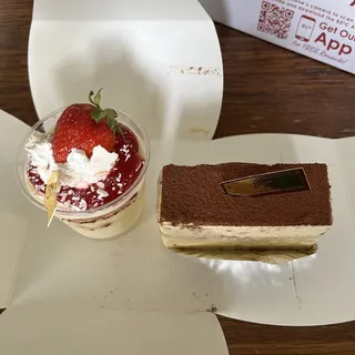 White Chocolate Strawberry Cupcake