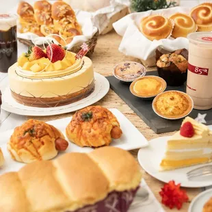  a variety of pastries