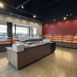 Inside - just grab a tray, load it up with what you want, and then jump in line to pay for it all.