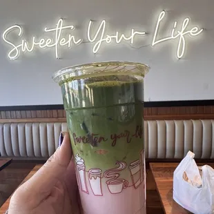 Strawberry Matcha
