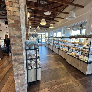 the interior of the restaurant