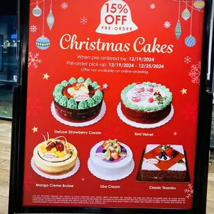 Christmas cakes special