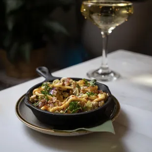 paella, food