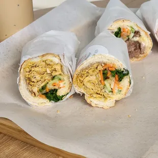 Chicken banh mi, yummy!