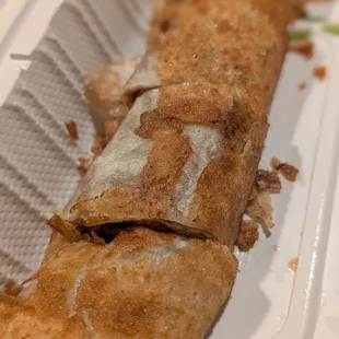 Beef roll togo half gone lol