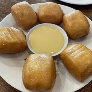 Golden Fried Bun with Condensed Milk